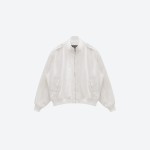 Vintage Stand Collar Bomber Jacket